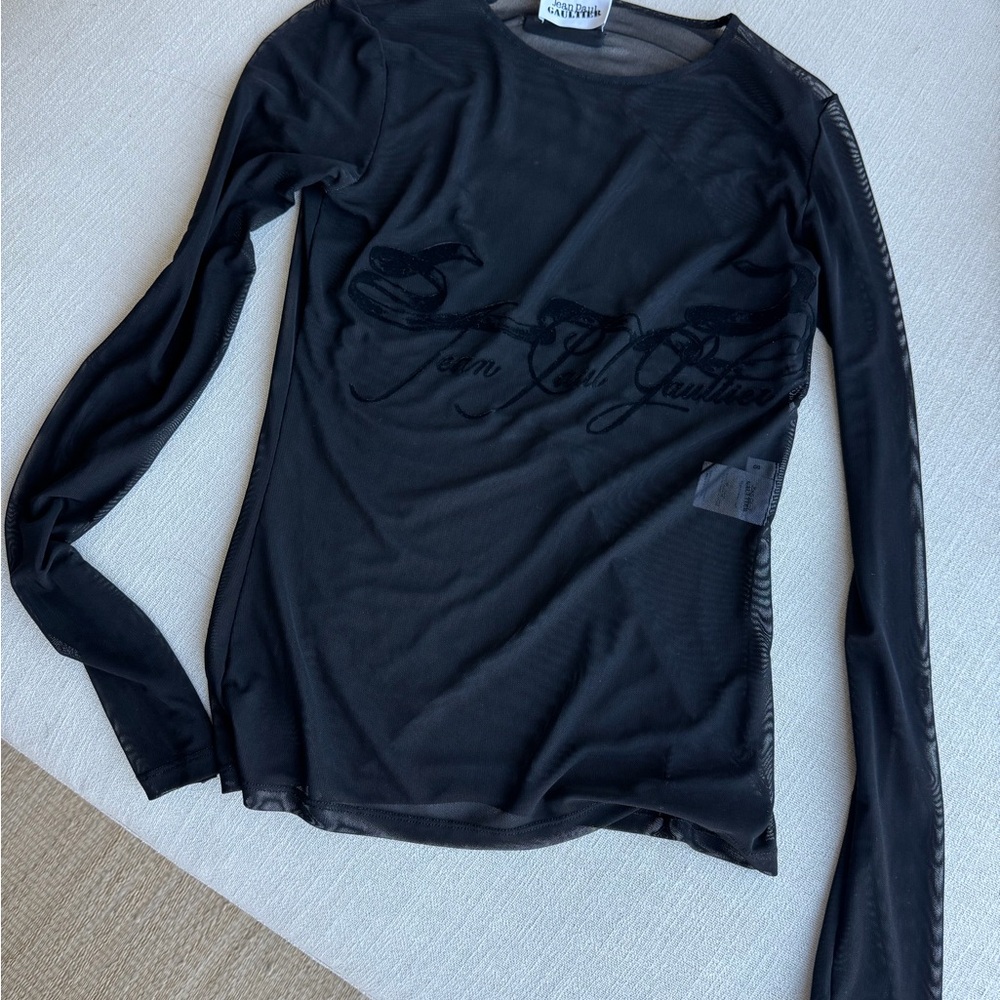 Jean Paul Gaultier Long Sleeve Mesh Shirt - Picture 5 of 6